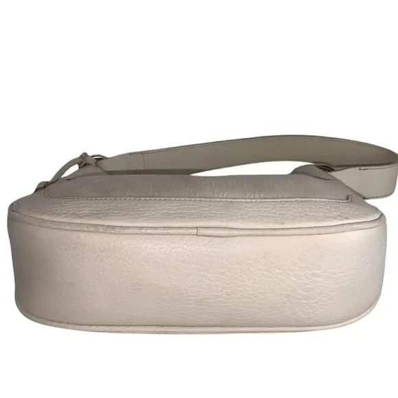 Dooney & Bourke Cream Color Shoulder Bag Canvas and Leather - Picture 5 of 9